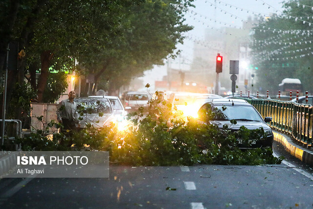 چرا طوفان گرد و خاک و رگبار بهاری در تهران جولان می‌دهند؟