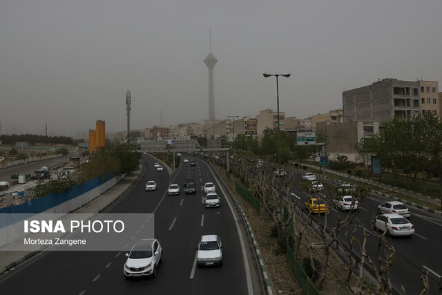هوای تهران در آستانه شرایط نارنجی 