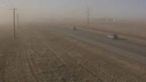 طوفان گرد و خاک در 