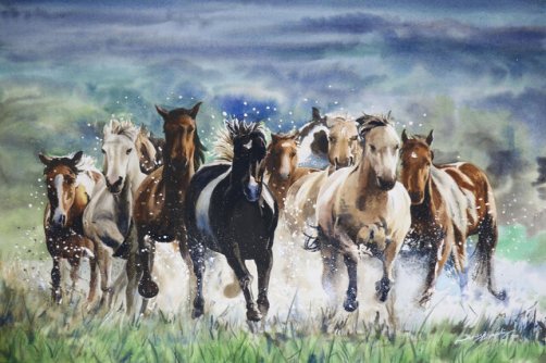 گالری نقش قلم، میزبان نمایشگاه نقاشی‌ 