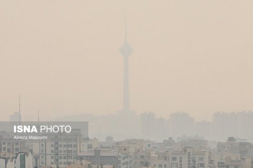 تداوم وضعیت «قرمز» کیفیت هوای تهران 
