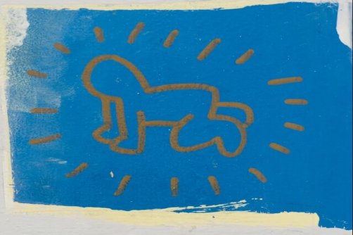 کودک طلایی هنرمند مشهور «پاپ آرت»‌ حراج می‌شود