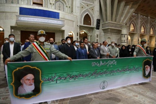 تجدیدمیثاق محیط بانان و مسئولان محیط زیست با آرمانهای امام راحل(ره) 