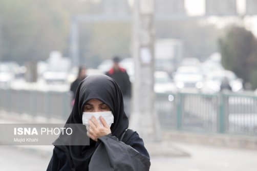 افزایش نسبی دما و آلودگی هوا در تهران