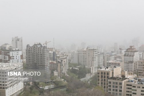 گرد و غبار و کاهش کیفیت هوا در نیمه‌جنوبی تهران