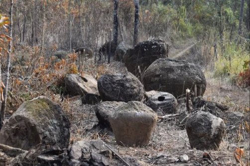 کشف محفظه‌های عظیم سنگی در هند 