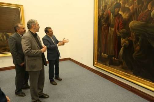 آثار هنرمند جوانی که در کنار «عصر عاشورا» فرشچیان در خانه‌ها جا می‌گیرد