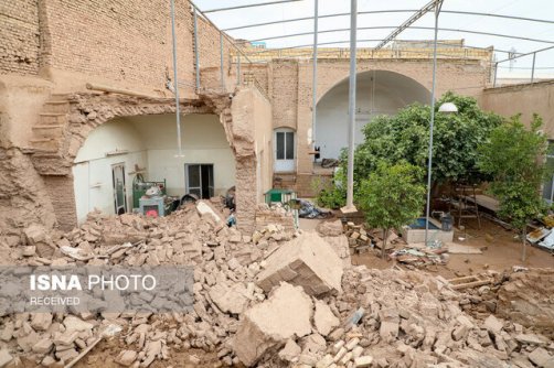  گزارش پایگاه میراث جهانی یزد از خسارت سیل یک درصد از بافت تاریخی یزد تخریب شد